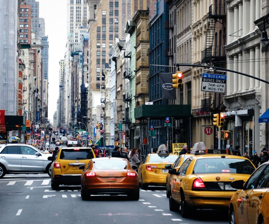 A photo of the New York City Skyline