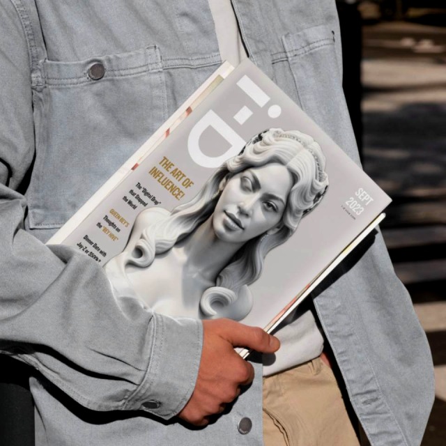 Mockup magazine cover of Beyoncé for ID Magazine